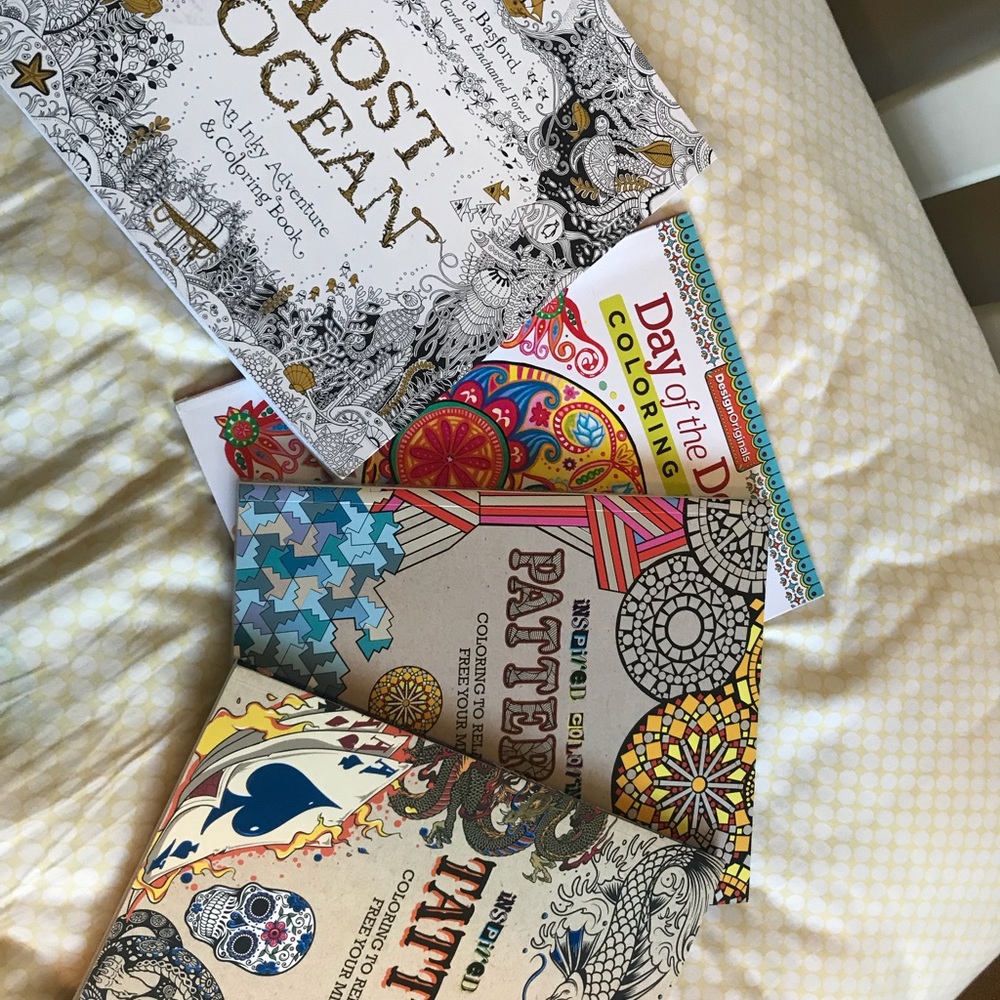 New Adult coloring books